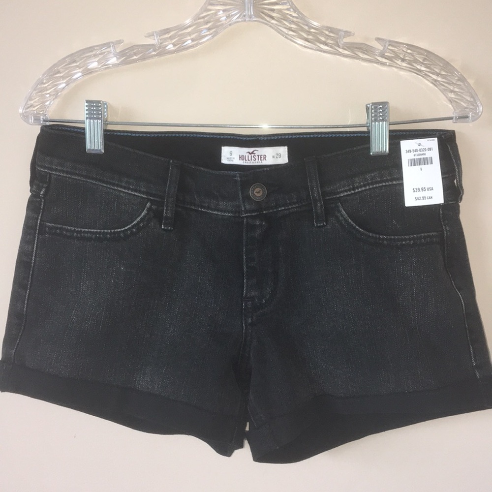 Roll up Hollister jean shorts Sz 9 W29